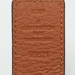 مملوكة مسبقًا Louis Vuitton Black/Brown Leather LV Initiales Reversible Belt 80 CM