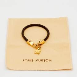 Pre Owned سوار لوي فيتون لك إت كانفاس مونوغرامي بني