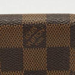 Pre Owned Louis Vuitton Damier Ebene Canvas Cigarette Case