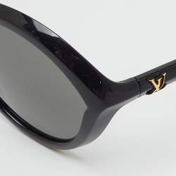 Pre Owned Louis Vuitton Black/Grey Z0263W Flore Carre Eye Sunglasses
