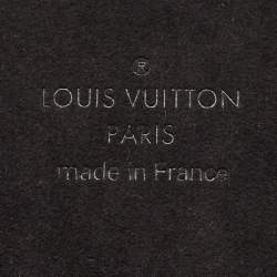 Pre Owned Louis Vuitton Black Leather and Monogram Canvas iPhone 12 Pro Cover