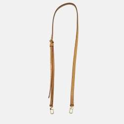 مملوكة مسبقًا Louis Vuitton Brown Leather Shoulder Bag Strap