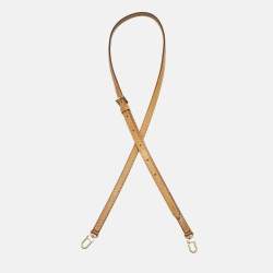 مملوكة مسبقًا Louis Vuitton Brown Leather Shoulder Bag Strap