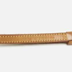 مملوكة مسبقًا Louis Vuitton Brown Leather Shoulder Bag Strap