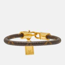 Pre Owned سوار لويس فيتون مونوجرام لاك إت سِحري بني قماش لون ذهبي