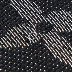 Pre Owned Louis Vuitton Black Silk & Wool Monogram Shine Shawl