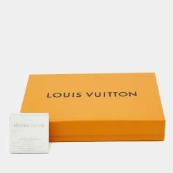 Pre Owned Louis Vuitton Black Silk & Wool Monogram Shine Shawl