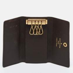 Pre Owned Louis Vuitton Damier Ebene Canvas 4 Key Holder