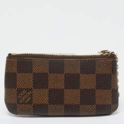 Pre Owned حقيبة مفتاح صغيرة لوي فيتون كانفاس دامييه إيبين