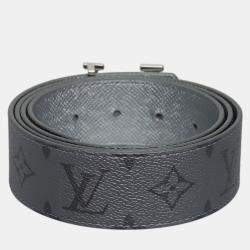 Pre Owned Louis Vuitton Monogram Reverse Initiales Taigarama 40MM Belt