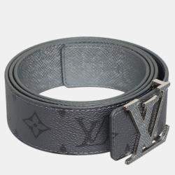 Pre Owned Louis Vuitton Monogram Reverse Initiales Taigarama 40MM Belt