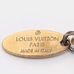 Pre Owned Louis Vuitton Bloomy Gold Tone Bag Charm