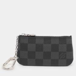 Pre Owned Louis Vuitton Damier Graphite Canvas Key Pouch