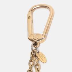Pre Owned Louis Vuitton Burgundy/Pink Gold Tone Iconic Alma Bag Charm and Key Chain