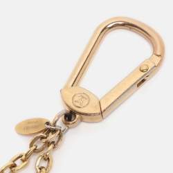 Pre Owned Louis Vuitton Burgundy/Pink Gold Tone Iconic Alma Bag Charm and Key Chain