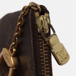 Pre Owned Louis Vuitton Monogram Canvas Key Pouch