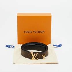 مملوكة مسبقًا Louis Vuitton Black Monogram Canvas Pretty LV Belt 85CM