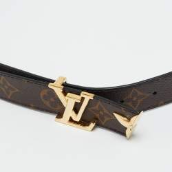 مملوكة مسبقًا Louis Vuitton Black Monogram Canvas Pretty LV Belt 85CM