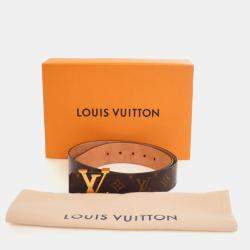 Pre Owned Louis Vuitton Monogram Initiales Belt Size 85/34