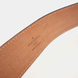 Pre Owned Louis Vuitton Monogram Initiales Belt Size 85/34