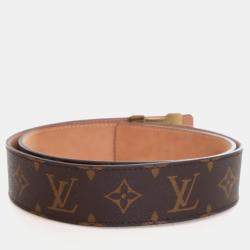 Pre Owned Louis Vuitton Monogram Initiales Belt Size 85/34