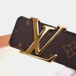 Pre Owned Louis Vuitton Monogram Initiales Belt Size 85/34