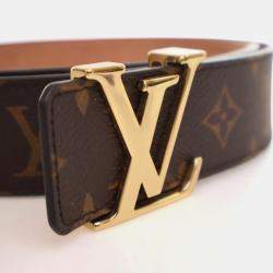Pre Owned Louis Vuitton Monogram Initiales Belt Size 85/34