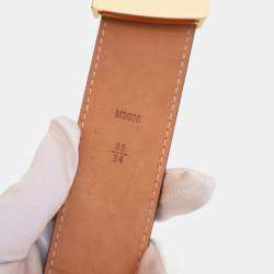 Pre Owned Louis Vuitton Monogram Initiales Belt Size 85/34