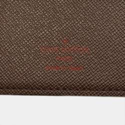 Pre Owned Louis Vuitton Damier Ebene Canvas Passport Case