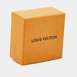 Pre Owned Louis Vuitton Nanogram Two Tone Ring Size 54
