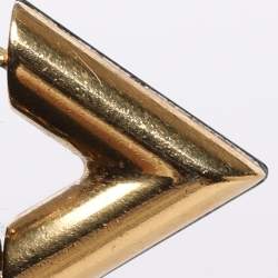 Pre Owned قلادة لويس فيتون أي في أساسية مطلية بالذهب لون لاكيه