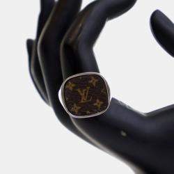 Pre Owned Lous Vuitton Monogram Ring Sz M