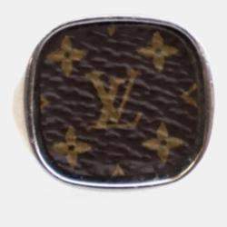 Pre Owned Lous Vuitton Monogram Ring Sz M