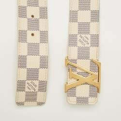 مملوكة مسبقًا حزام لوي فيتون حروف أولية كانفاس داميه أزور 95 سم