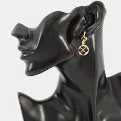 Pre Owned Louis Vuitton Boucles D'Oreilles Crazy In Padlock Earrings Gold Plated