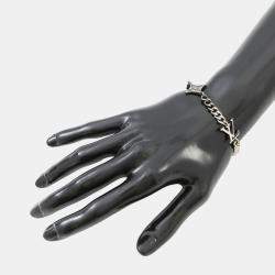 Pre Owned Louis Vuitton Bracelet Instinct Chrome/Silver Metal
