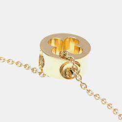 Pre Owned Louis Vuitton Pendant Empreinte 18K Pink Gold Pendant Necklace