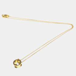 Pre Owned Louis Vuitton Pendant Empreinte 18K Pink Gold Pendant Necklace