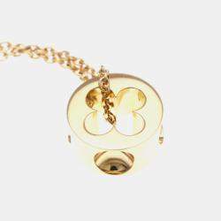 Pre Owned Louis Vuitton Pendant Empreinte 18K Pink Gold Pendant Necklace