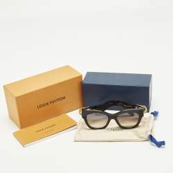مملوكة مسبقًا Louis Vuitton Black Gradient Z1568W Link PM Cat Eye Sunglasses