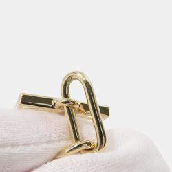 مملوكة مسبقًا Louis Vuitton Boucles D'Oreilles B Blossom Shell Diamond Earrings 18K Yellow Gold