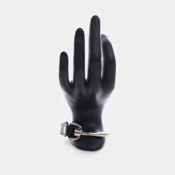 Pre Owned Louis Vuitton Monogram Eclipse Bracelet Sz M