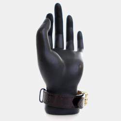 Pre Owned سوار لويس فيتون فينتاج بني مونوغرام فيرني وِيش