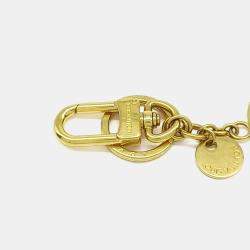 مملوكة مسبقًا Louis Vuitton Gold Plated  Circle Keychain and Bag Charm