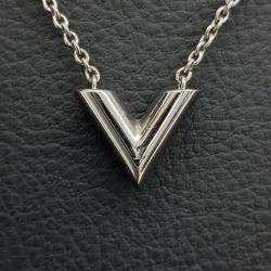 مملوكة مسبقًا Louis Vuitton Silver Essential V Supple Necklace
