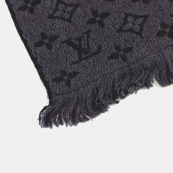 Pre Owned ‏مفرش لوي فيتون صوف مونوغرامي أسود