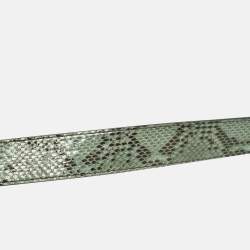 مملوكة مسبقًا حمالة حقيبة كتف لويس فيتون باندوليير بايثون أخضر