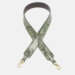 مملوكة مسبقًا حمالة حقيبة كتف لويس فيتون باندوليير بايثون أخضر