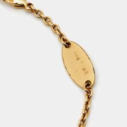 مملوكة مسبقًا Louis Vuitton LV & Me Letter K Gold Tone Bracelet