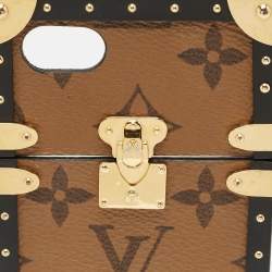 Pre Owned Louis Vuitton Eye Trunk iPhone 7 Case Monogram Reverse Canvas